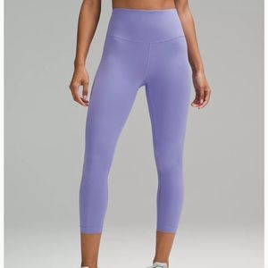 Wunder Train High-Rise Crop 23" Dark Lavender